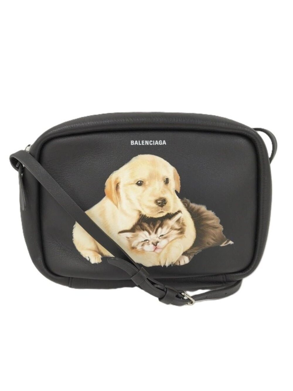 Balenciaga Everyday Camera Bag Leather Black
